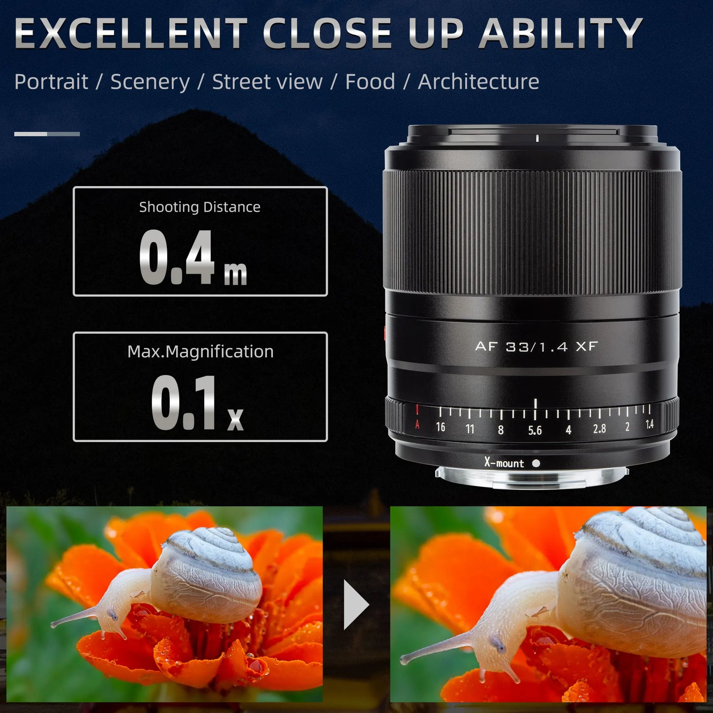 AAA+ 13mm 23mm 33mm 56mm F1.4 Fuji Lens Auto Focus Large Aperture APS-C Lens for Fujifilm Lens X Mount X-T4 X30 Camera Lenses