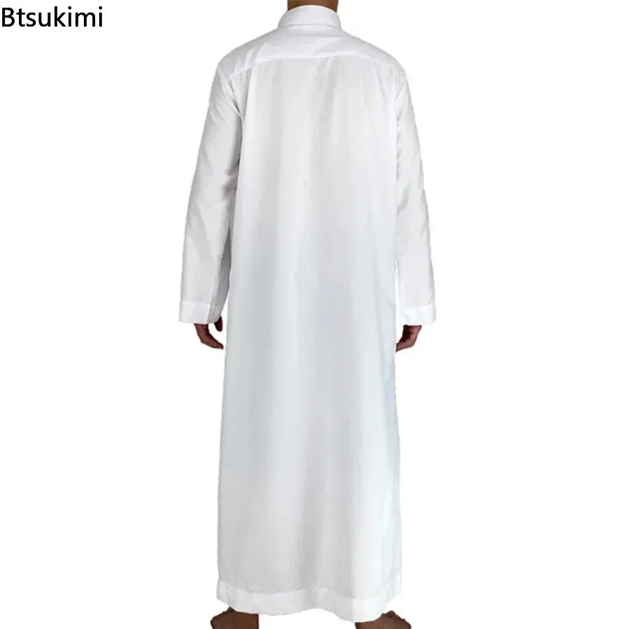 Islamic Clothing Men Length Long Sleeve Loose Muslim Men Saudi Arabia Pakistan Kurta Muslim Costumes Muslim Dress Kaftan Thobe