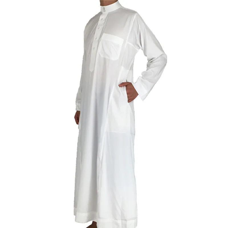 Islamic Clothing Men Length Long Sleeve Loose Muslim Men Saudi Arabia Pakistan Kurta Muslim Costumes Muslim Dress Kaftan Thobe