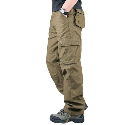 Tactical Cargo Pants Men Cotton Overalls Outdoor Work Trousers Big Size Hombre Clothing Camo Hiking Pants