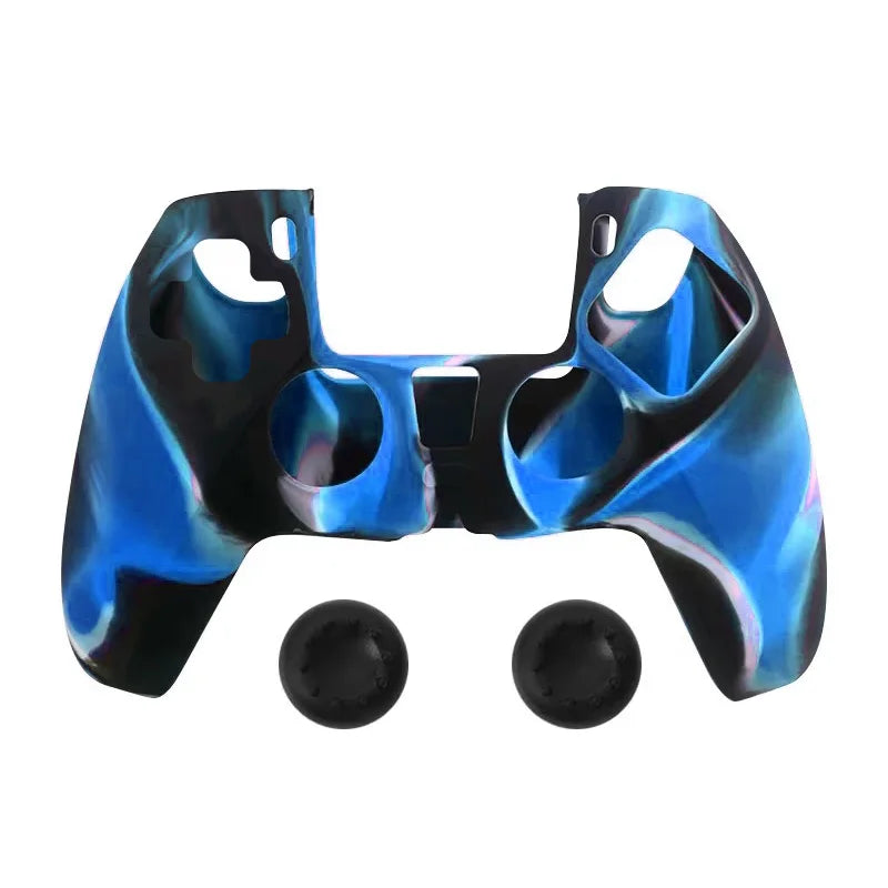 DATA FROG Camo Protective Skin Cover For SONY Playstation 5 Silicone Case Grip for PS5 Controller Accessories