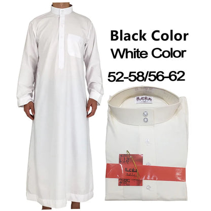 Islamic Clothing Men Length Long Sleeve Loose Muslim Men Saudi Arabia Pakistan Kurta Muslim Costumes Muslim Dress Kaftan Thobe