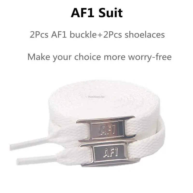 Original AF1 Shoelaces Combination White Flats laces and Shoe Decoration Suit Sneaker Shoelace Air Force one Shoes Accessories