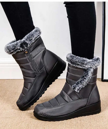 Women's Winter Boots 2024 New Fur Boots For Women Super Warm Snow Boots With Low Heels Winter Shoes Women Ankle Botas Mujer