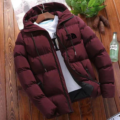 2024 New winter jacket men's standing collar warm down jacket street fashion casual brand Outer men's parka coat