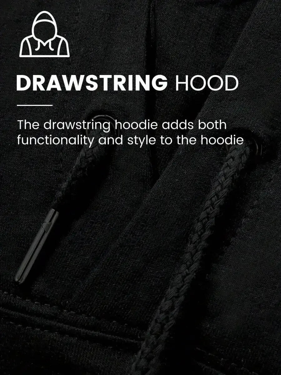 New High Quality Men's Streetwear, Graphic Print Fashionable Cotton Soft Outdoor Sports Hoodie