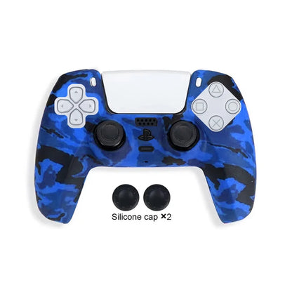 DATA FROG Camo Protective Skin Cover For SONY Playstation 5 Silicone Case Grip for PS5 Controller Accessories