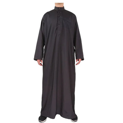 Islamic Clothing Men Length Long Sleeve Loose Muslim Men Saudi Arabia Pakistan Kurta Muslim Costumes Muslim Dress Kaftan Thobe