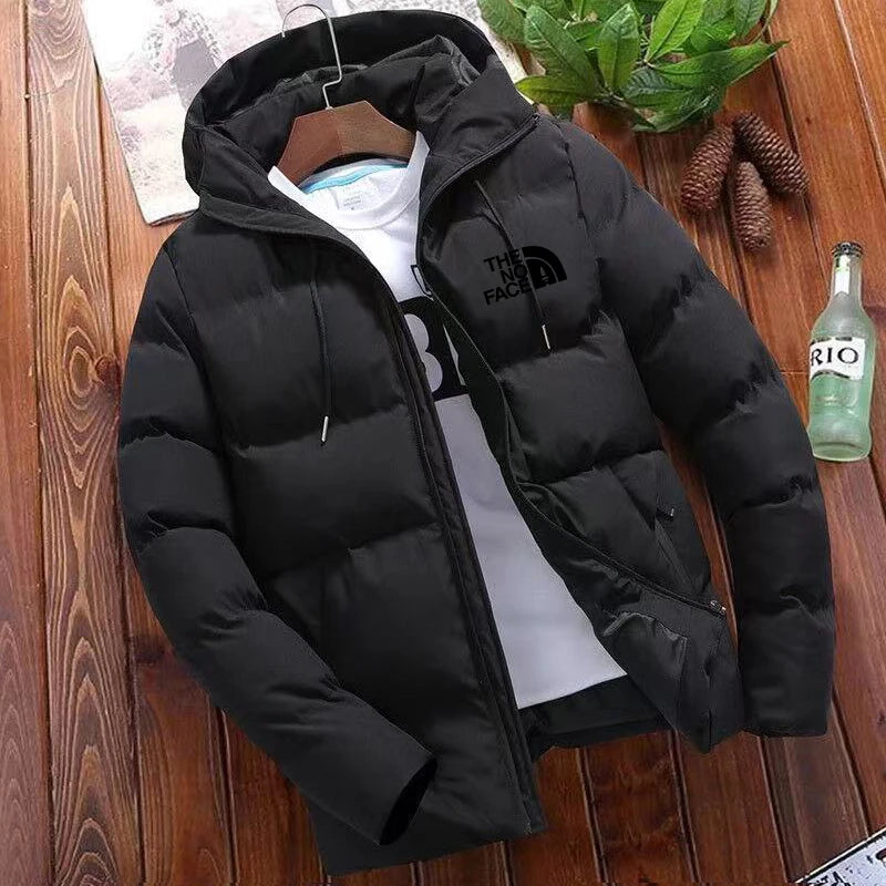 2024 New winter jacket men's standing collar warm down jacket street fashion casual brand Outer men's parka coat