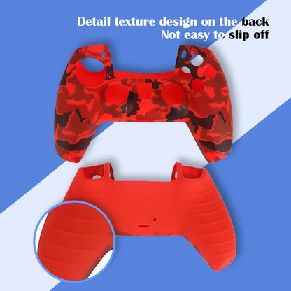 DATA FROG Camo Protective Skin Cover For SONY Playstation 5 Silicone Case Grip for PS5 Controller Accessories