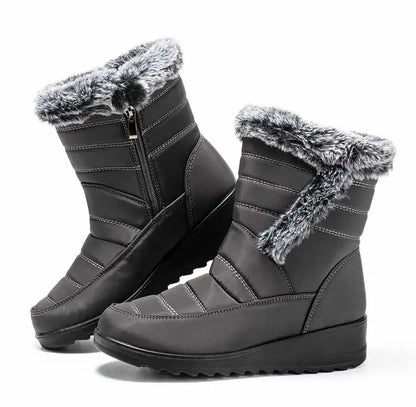 Women's Winter Boots 2024 New Fur Boots For Women Super Warm Snow Boots With Low Heels Winter Shoes Women Ankle Botas Mujer