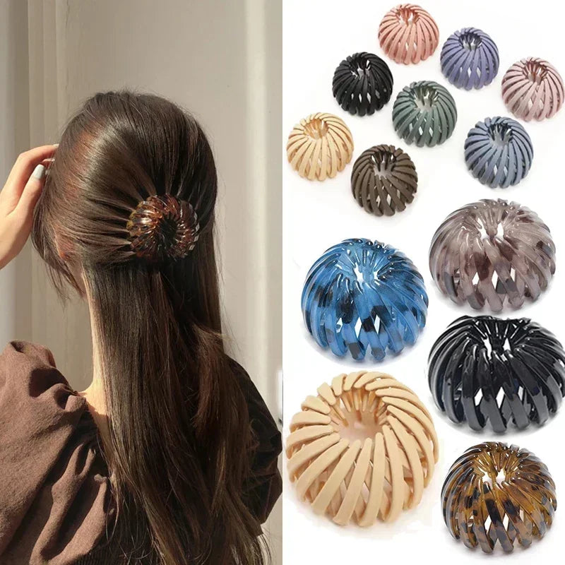 Bird Nest Shaped Ponytail Hair Clip – Magic Lazy Braider Hairpin for Women